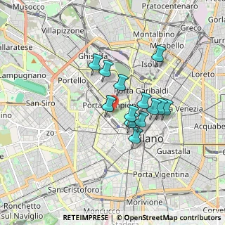Mappa Viale Guglielmo Shakespeare, 20121 Milano MI, Italia (1.29769)
