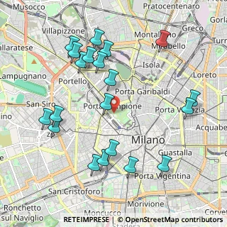 Mappa Viale Guglielmo Shakespeare, 20121 Milano MI, Italia (2.232)