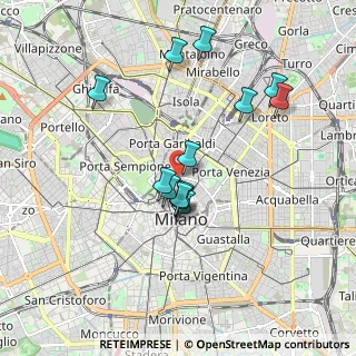 Mappa Via Fiori Oscuri, 20121 Milano MI, Italia (1.62692)