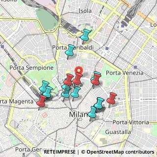 Mappa Via Fiori Oscuri, 20121 Milano MI, Italia (0.894)
