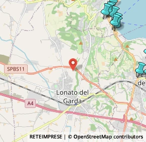 Mappa Via Bariselli, 25017 Lonato del Garda BS, Italia (3.7305)