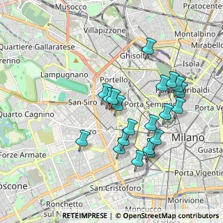Mappa Piazza Giovanni Amendola, 20149 Milano MI, Italia (1.7405)