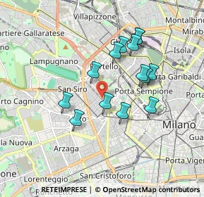 Mappa Piazza Giovanni Amendola, 20149 Milano MI, Italia (1.56286)