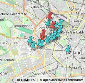 Mappa Piazza Giovanni Amendola, 20149 Milano MI, Italia (1.19471)