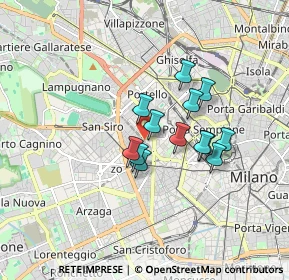 Mappa Piazza Giovanni Amendola, 20149 Milano MI, Italia (1.24615)