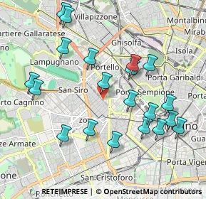 Mappa Piazza Giovanni Amendola, 20149 Milano MI, Italia (2.0845)