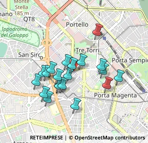 Mappa Piazza Giovanni Amendola, 20149 Milano MI, Italia (0.7635)
