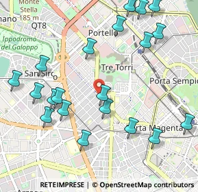 Mappa Piazza Giovanni Amendola, 20149 Milano MI, Italia (1.2095)