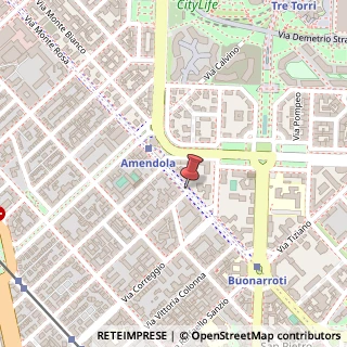 Mappa Via Monte Rosa, 21, 20149 Milano, Milano (Lombardia)