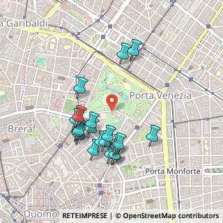 Mappa Via Palestro, 20121 Milano MI, Italia (0.437)