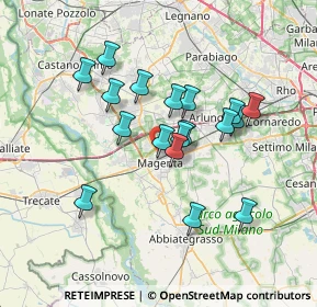 Mappa Via Nino Bixio, 20013 Magenta MI, Italia (5.99556)