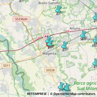 Mappa Via Nino Bixio, 20013 Magenta MI, Italia (6.83667)