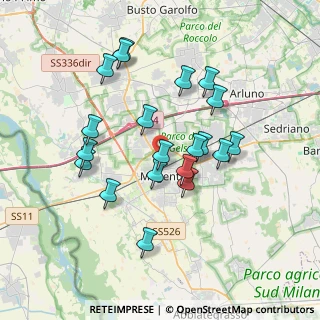 Mappa Via Nino Bixio, 20013 Magenta MI, Italia (3.3815)