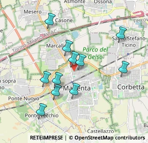 Mappa Via Nino Bixio, 20013 Magenta MI, Italia (1.71545)
