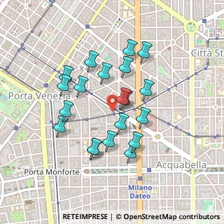 Mappa Milano, 20129 Milano MI, Italia (0.398)