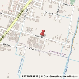 Mappa Via Botte, 30, 35011 Campodarsego, Padova (Veneto)