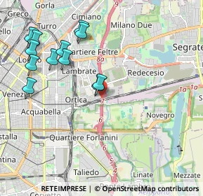 Mappa Milano, 20134 Milano MI, Italia (2.22)