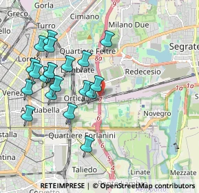 Mappa Milano, 20134 Milano MI, Italia (2.0035)