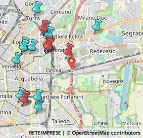 Mappa Milano, 20134 Milano MI, Italia (2.46474)