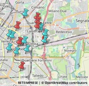 Mappa Milano, 20134 Milano MI, Italia (2.12235)