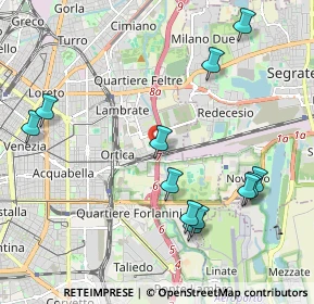 Mappa Milano, 20134 Milano MI, Italia (2.29583)