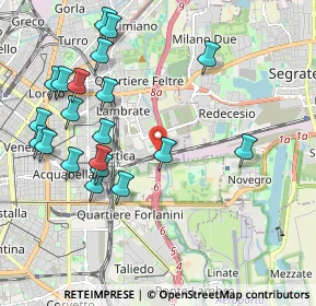 Mappa Milano, 20134 Milano MI, Italia (2.2635)