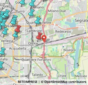 Mappa Milano, 20134 Milano MI, Italia (3.3515)