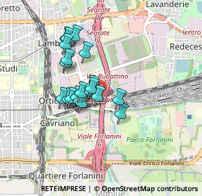 Mappa Milano, 20134 Milano MI, Italia (0.6645)