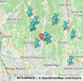 Mappa Via Torrente Vecchio, 37100 Verona VR, Italia (1.72667)