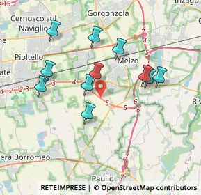 Mappa Via Rivoltana, 20049 Liscate MI, Italia (3.44818)