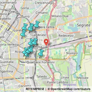 Mappa Via Camillo e Otto Cima, 20134 Milano MI, Italia (1.9075)