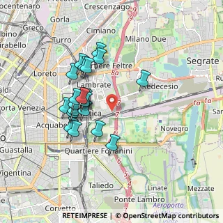 Mappa Via Camillo e Otto Cima, 20134 Milano MI, Italia (1.611)