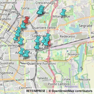 Mappa Via Camillo e Otto Cima, 20134 Milano MI, Italia (2.231)
