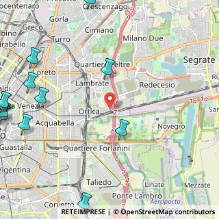 Mappa Via Camillo e Otto Cima, 20134 Milano MI, Italia (3.53154)