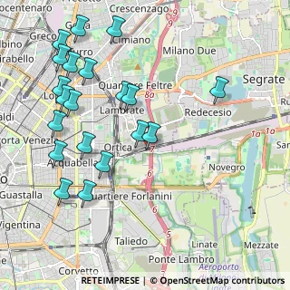 Mappa Via Camillo e Otto Cima, 20134 Milano MI, Italia (2.3785)