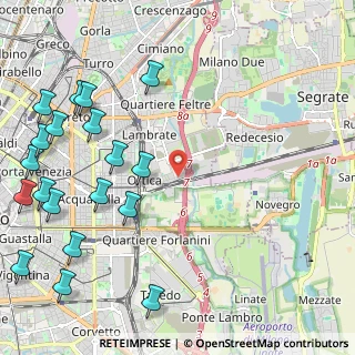 Mappa Via Camillo e Otto Cima, 20134 Milano MI, Italia (3.00421)