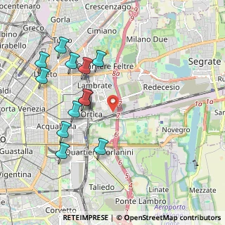 Mappa Via Camillo e Otto Cima, 20134 Milano MI, Italia (2.12917)