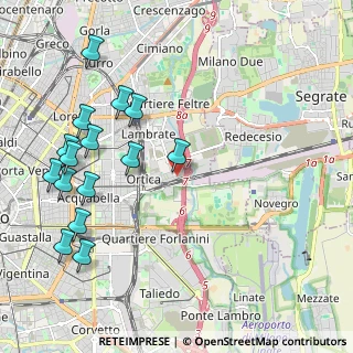Mappa Via Camillo e Otto Cima, 20134 Milano MI, Italia (2.46867)