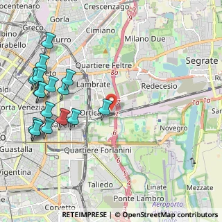 Mappa Via Camillo e Otto Cima, 20134 Milano MI, Italia (2.645)