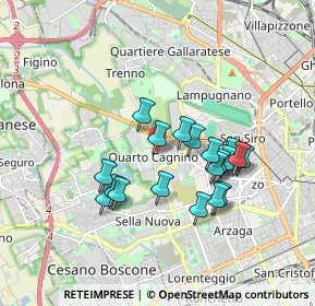 Mappa Via Carlo Marx, 20153 Milano MI, Italia (1.523)