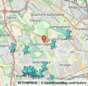 Mappa Via Carlo Marx, 20153 Milano MI, Italia (2.81083)