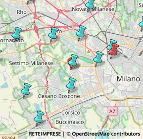 Mappa Via Carlo Marx, 20153 Milano MI, Italia (5.99222)