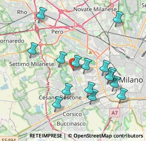 Mappa Via Carlo Marx, 20153 Milano MI, Italia (3.83067)