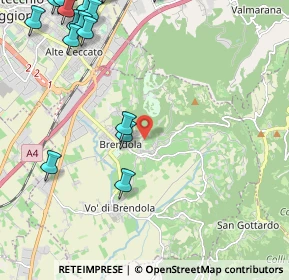 Mappa Via Fogazzaro, 36040 Brendola VI, Italia (3.239)