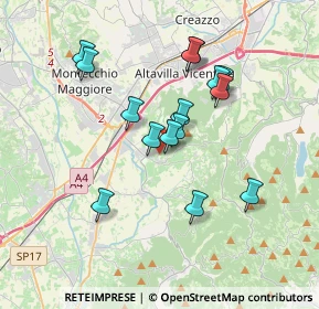 Mappa Via Fogazzaro, 36040 Brendola VI, Italia (3.20533)