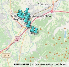 Mappa Via Fogazzaro, 36040 Brendola VI, Italia (3.08933)