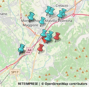 Mappa Brendola, 36040 Brendola VI, Italia (3.22875)