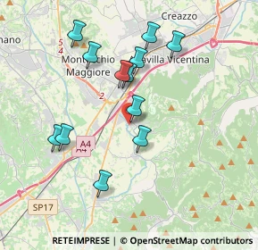 Mappa Brendola, 36040 Brendola VI, Italia (3.55)