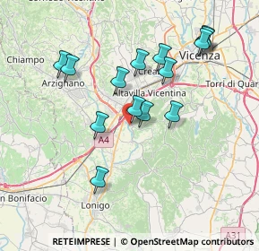 Mappa Brendola, 36040 Brendola VI, Italia (7.00357)