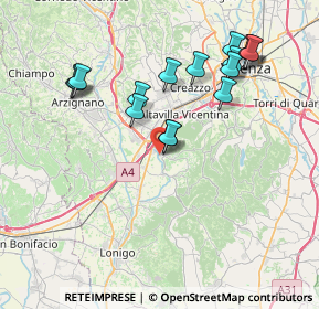 Mappa Brendola, 36040 Brendola VI, Italia (7.74438)